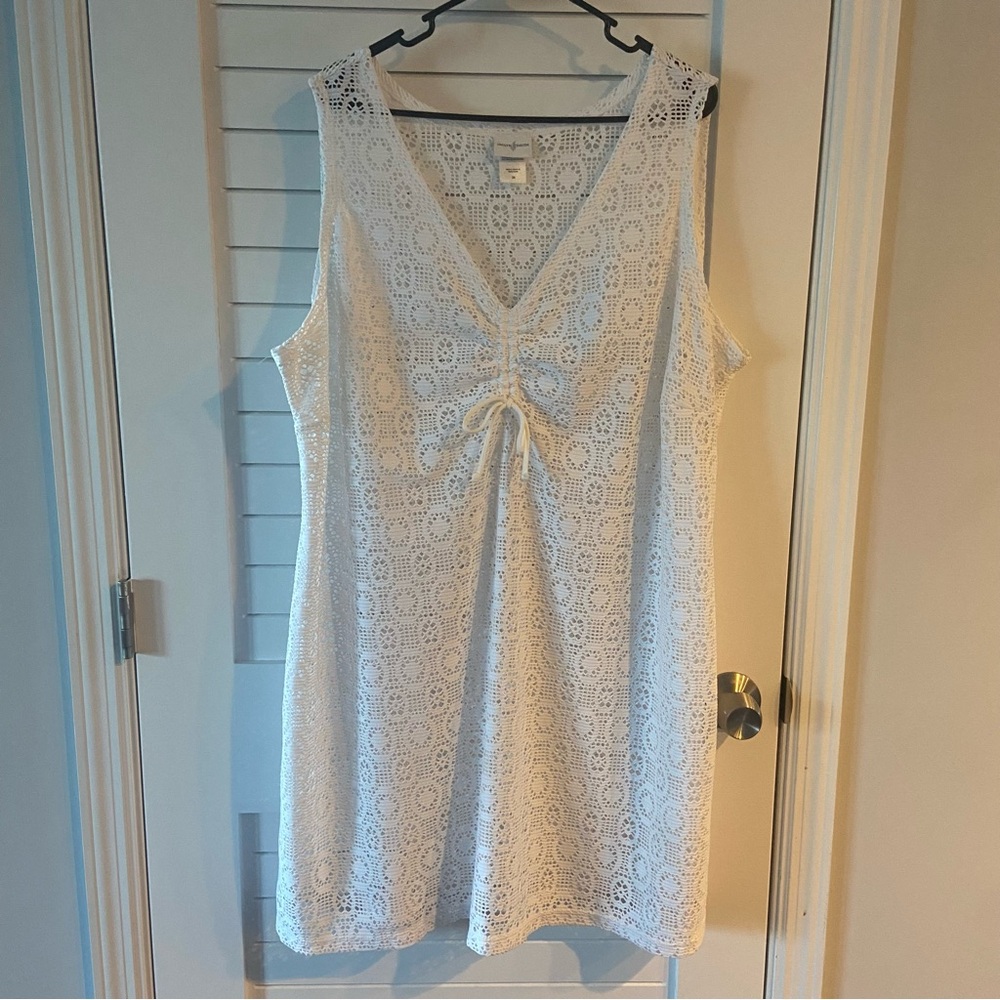 Jaclyn Smith Lace Swimsuit Cover Up Dress Size 2X